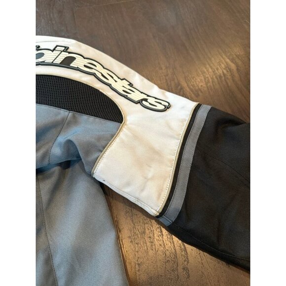 Alphinestars Motorcycle Jacket Black/White Textile Lined - Picture 5 of 8